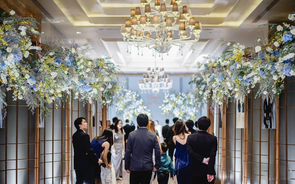 香槟色驼色极简风格婚礼/泰式婚礼
