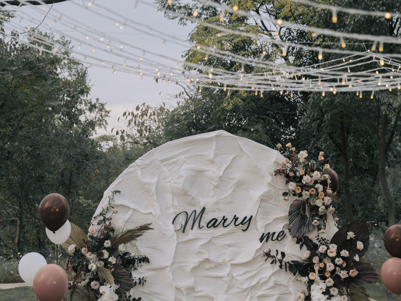 优比婚礼|求婚告白套餐布置 花艺款