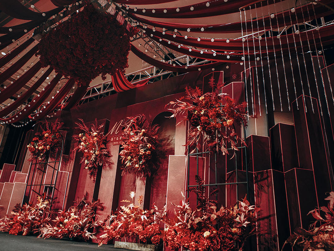 滁州帝王婚庆-酒红色婚礼【三生有幸】