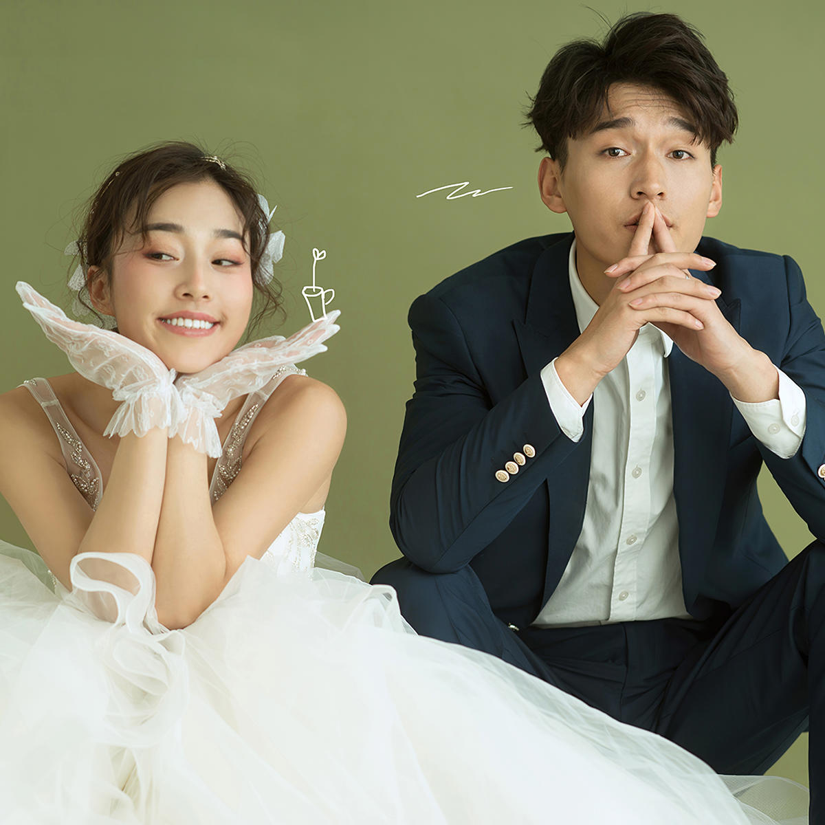 【金秋双节】森林主义│深度定制电影感婚纱照