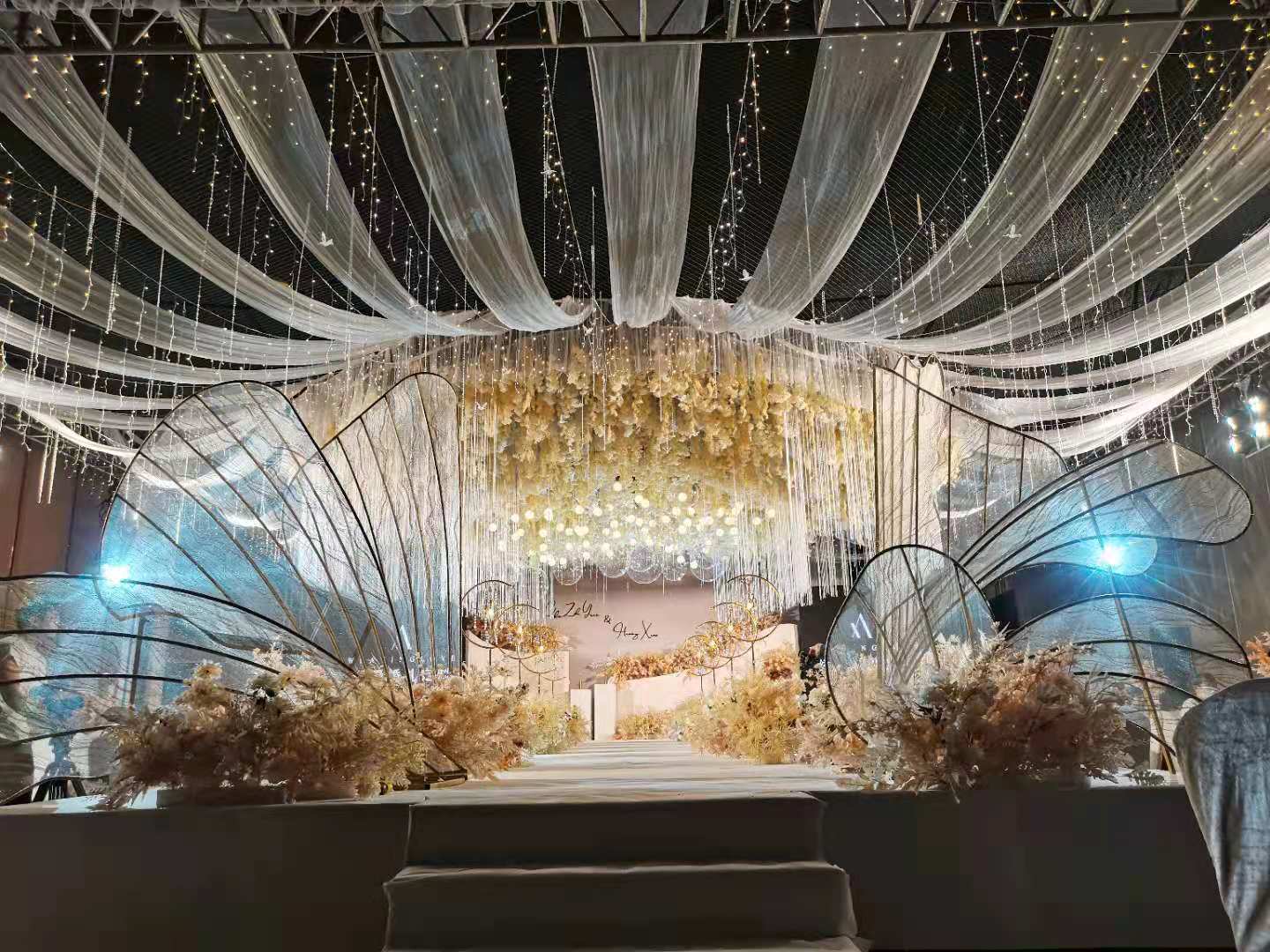 人气爆棚香槟色婚礼汇峰大酒店婚礼