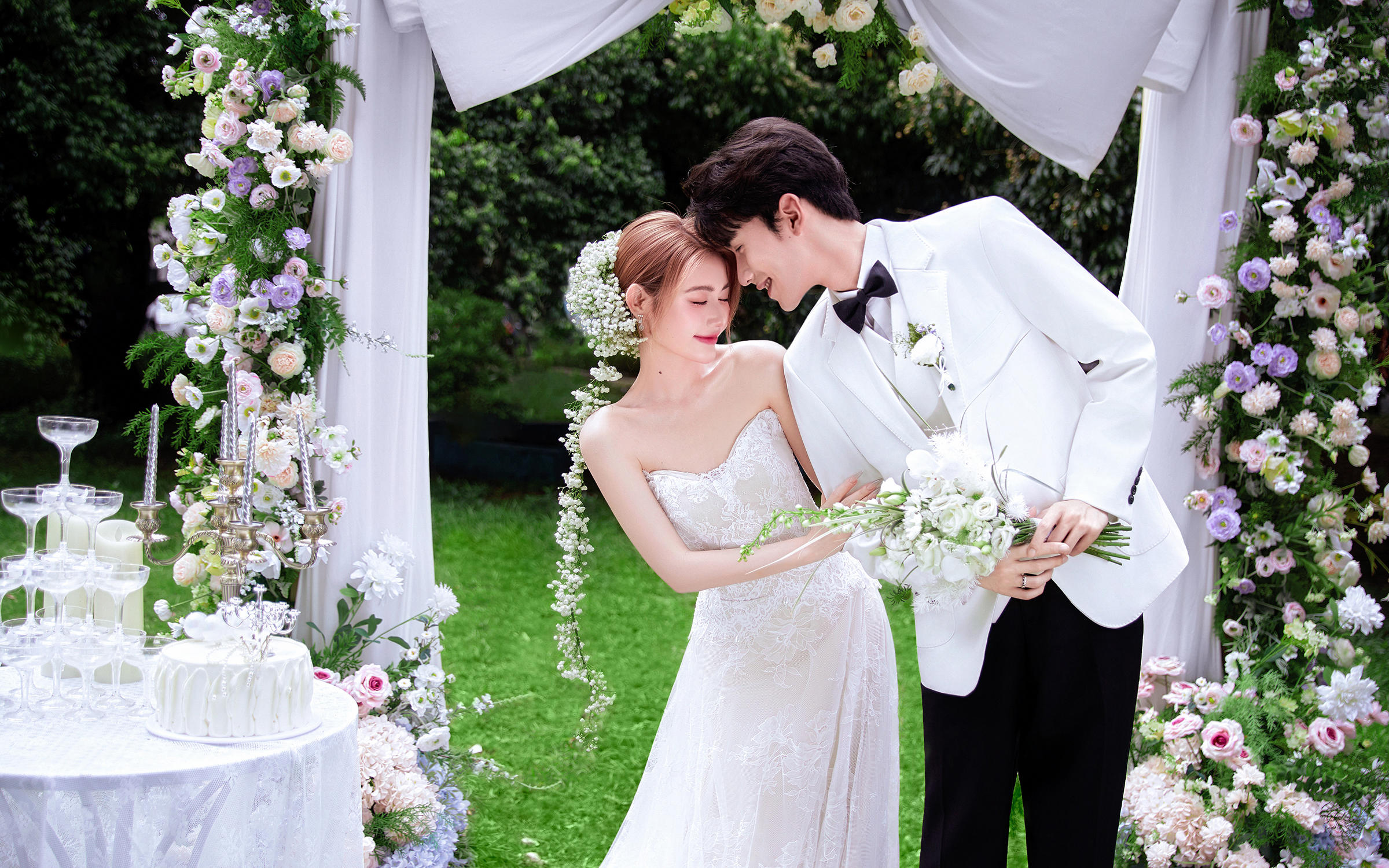 【森系婚纱照】闯进森系秘境，把灵动爱意拍进画面