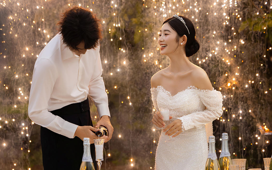 后悔没早点拍！😭夜景托斯卡纳婚纱照美爆