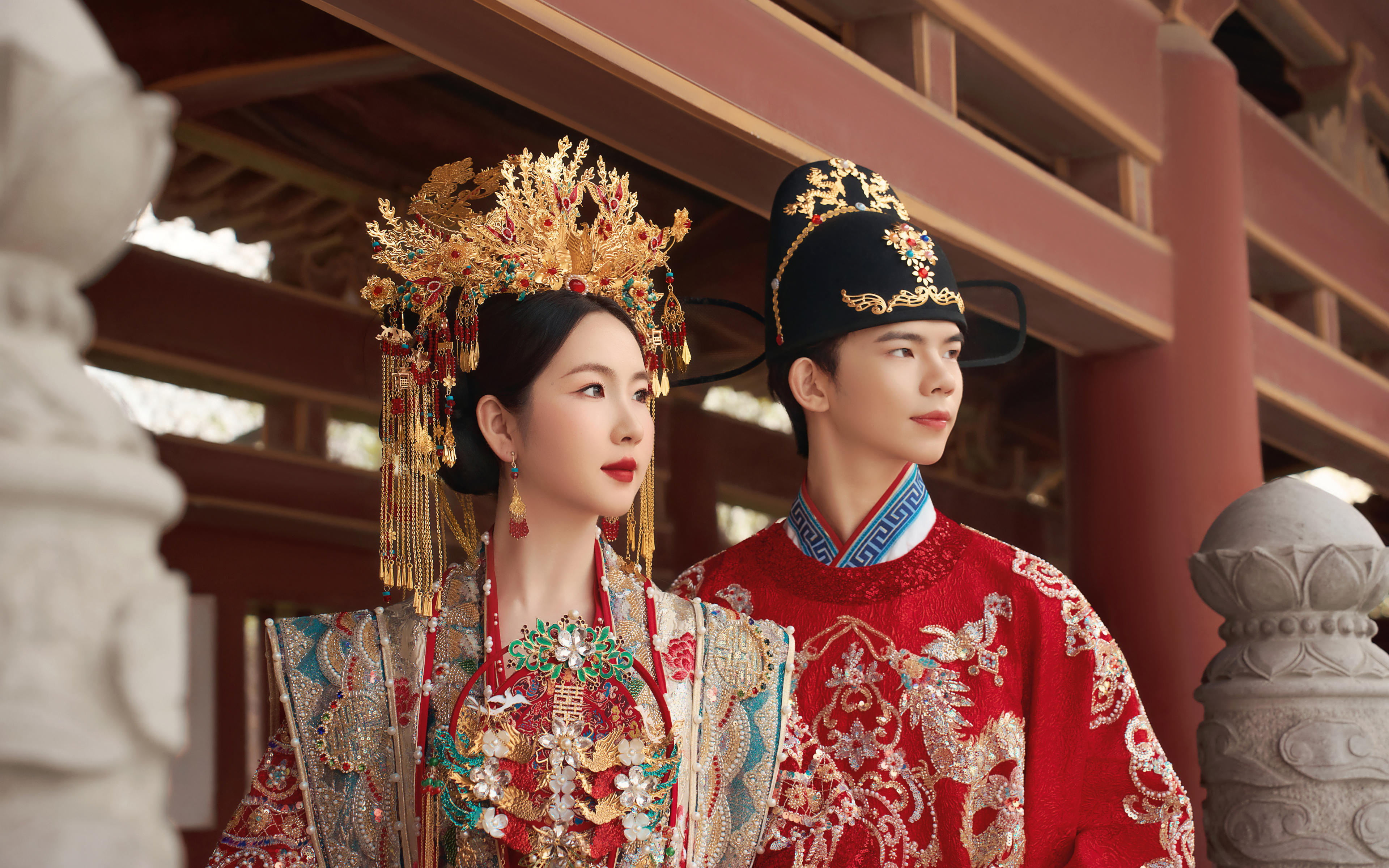 心心念念的汉服婚纱照拍美了