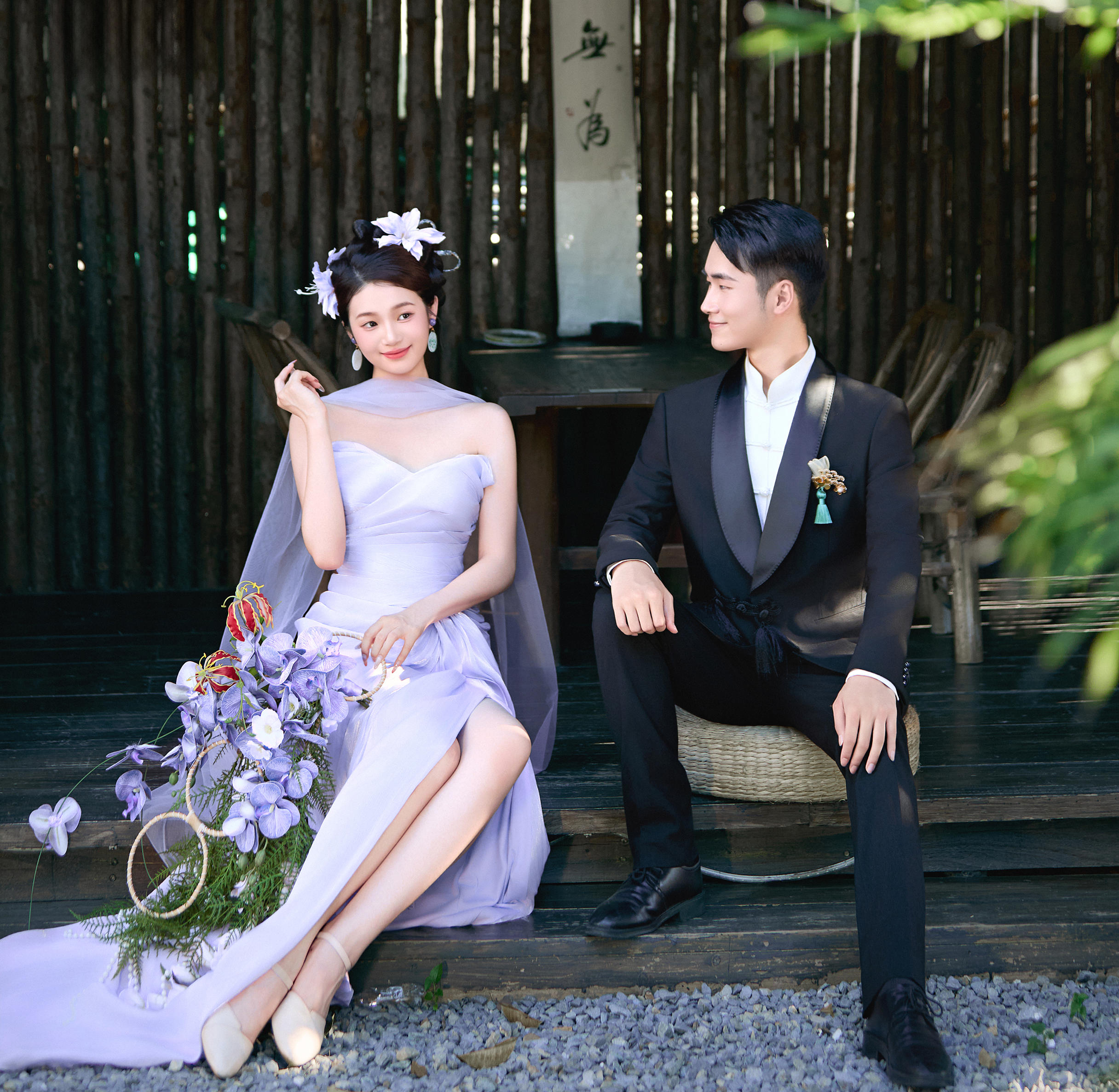 紫气东来！新中式园林婚纱照太美啦！