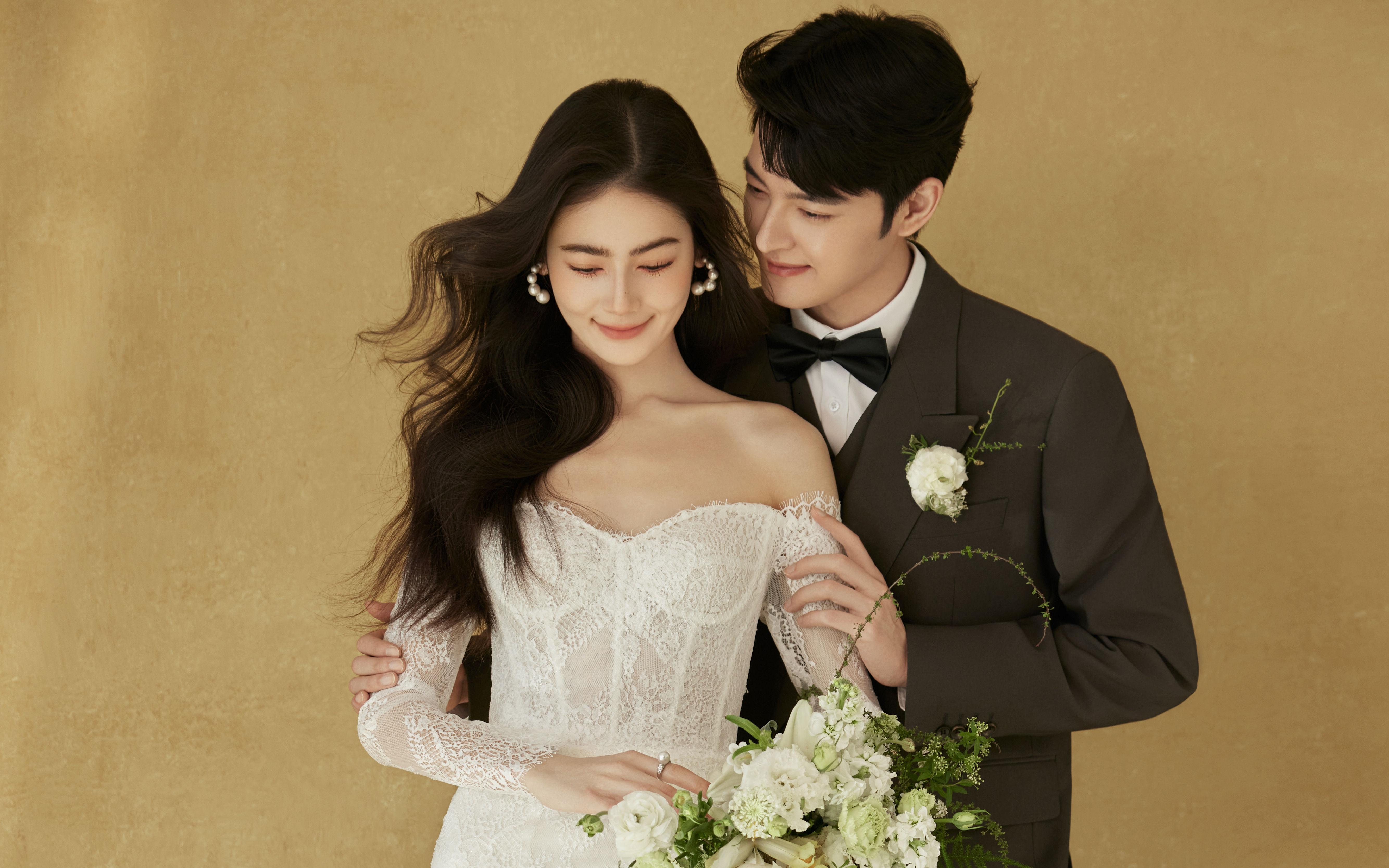 美到窒息 法式油畫婚紗照真的好愛