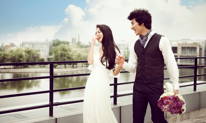 韩式唯美婚纱照