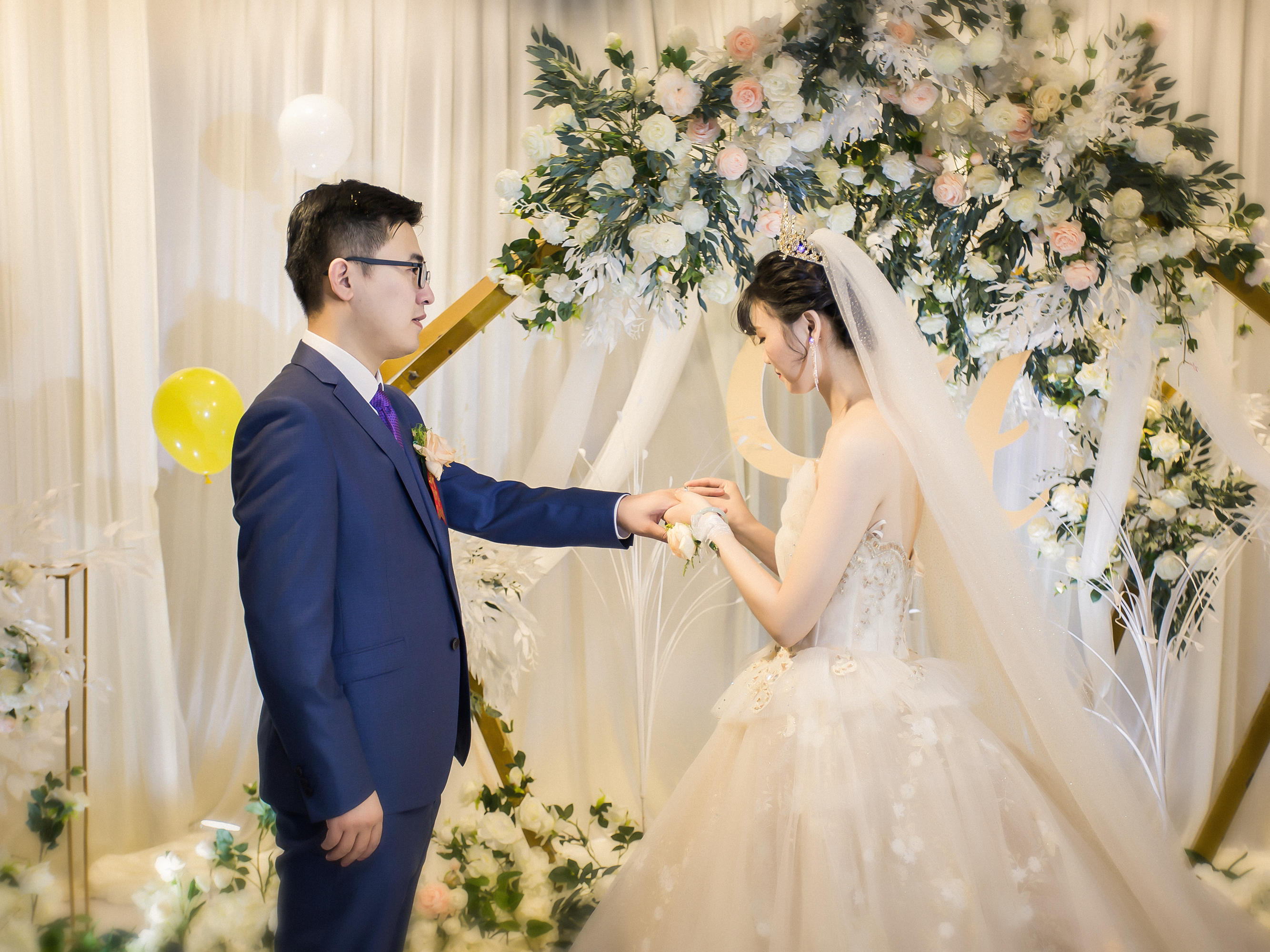 【特惠婚礼】超值抢购香槟色婚礼+三大金刚【实景】