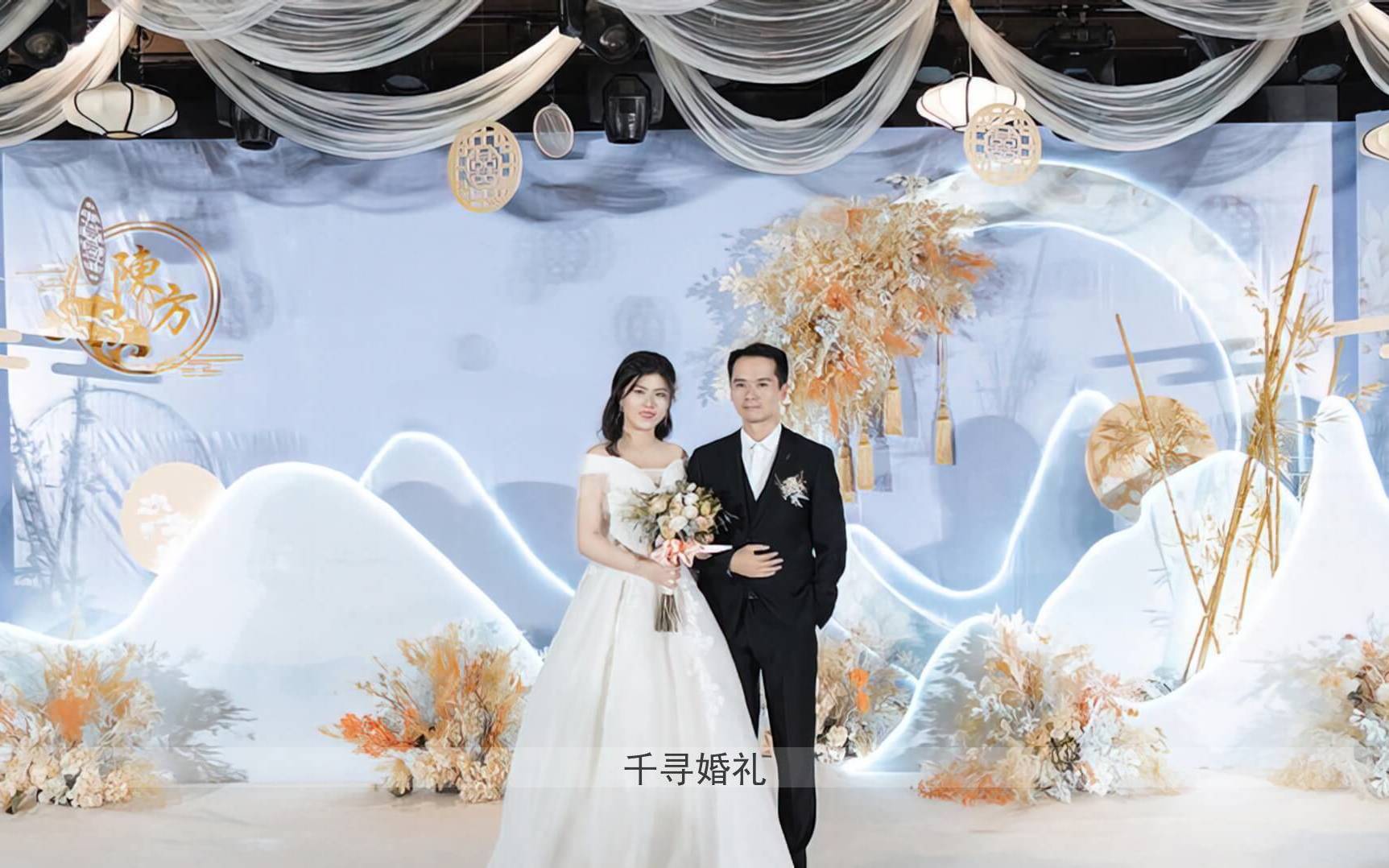 清雅脱俗新中式婚礼布置