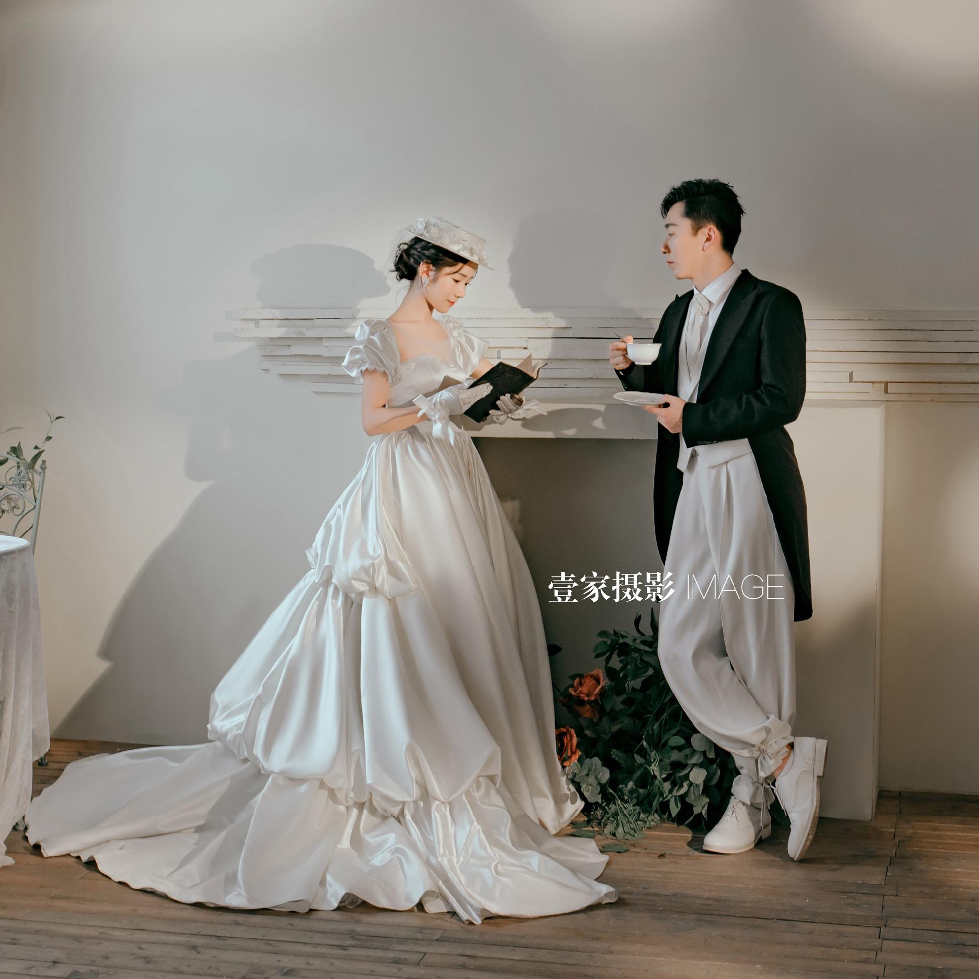 #菏泽壹家摄影#法式复古婚纱照