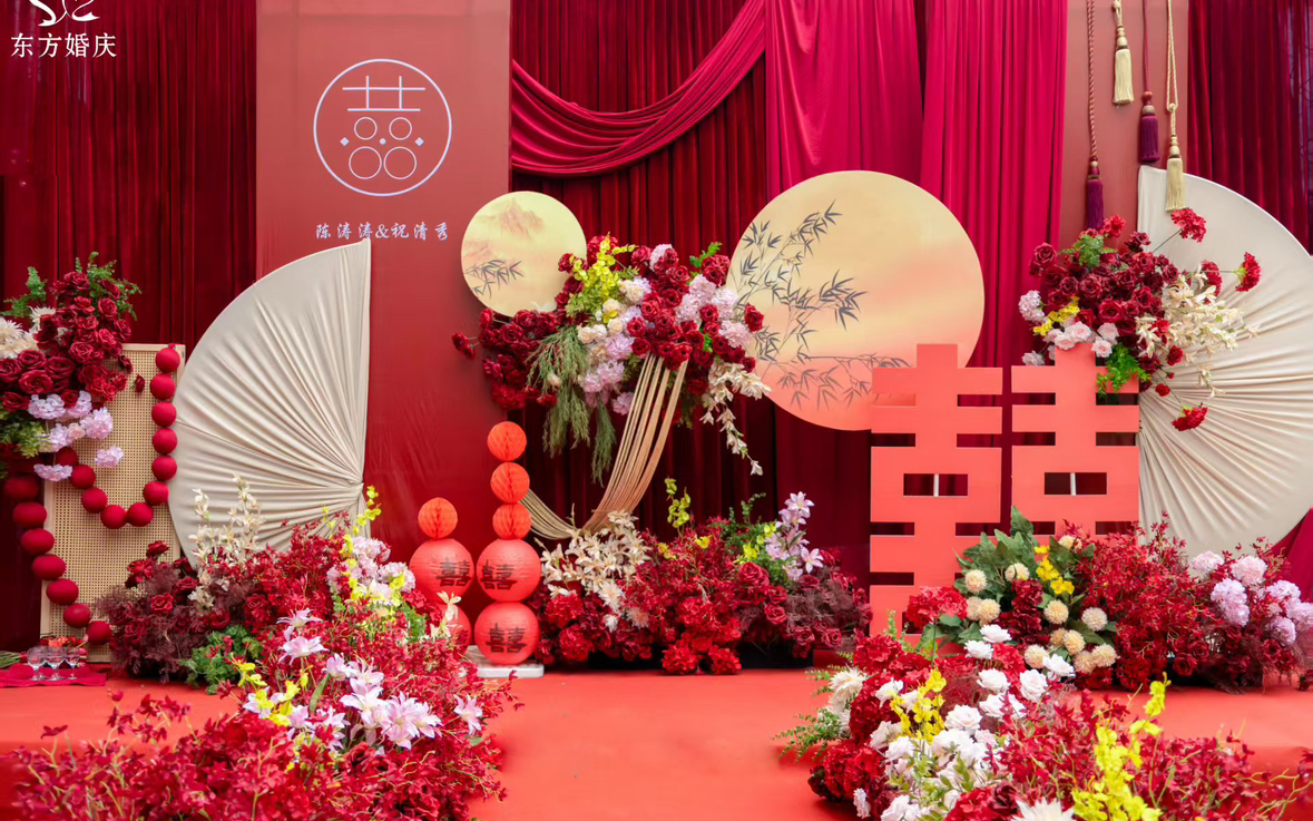 温婉典雅的出嫁氛围