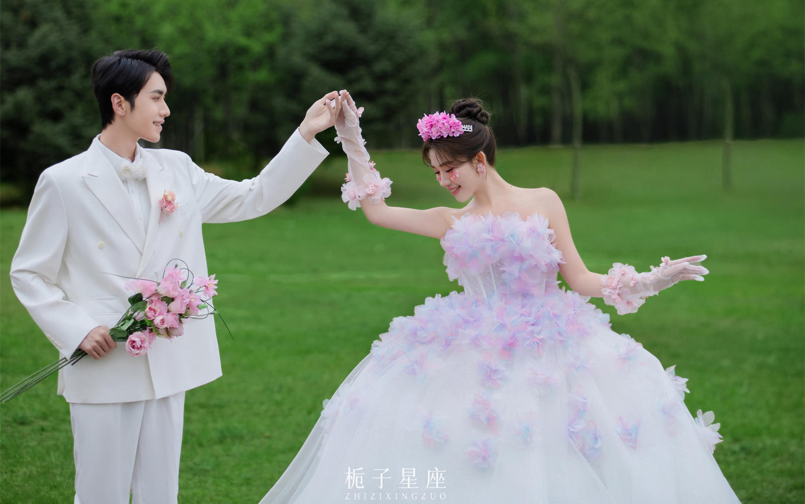 被問爆的森系婚紗照！在逃花仙子的少女感藏不住了?
