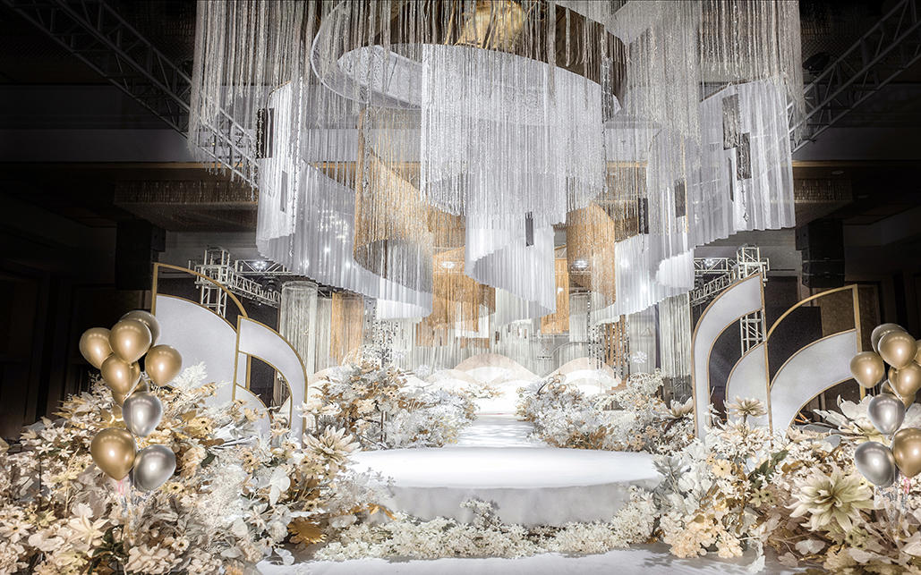 金玫瑰婚庆---白金经典色系