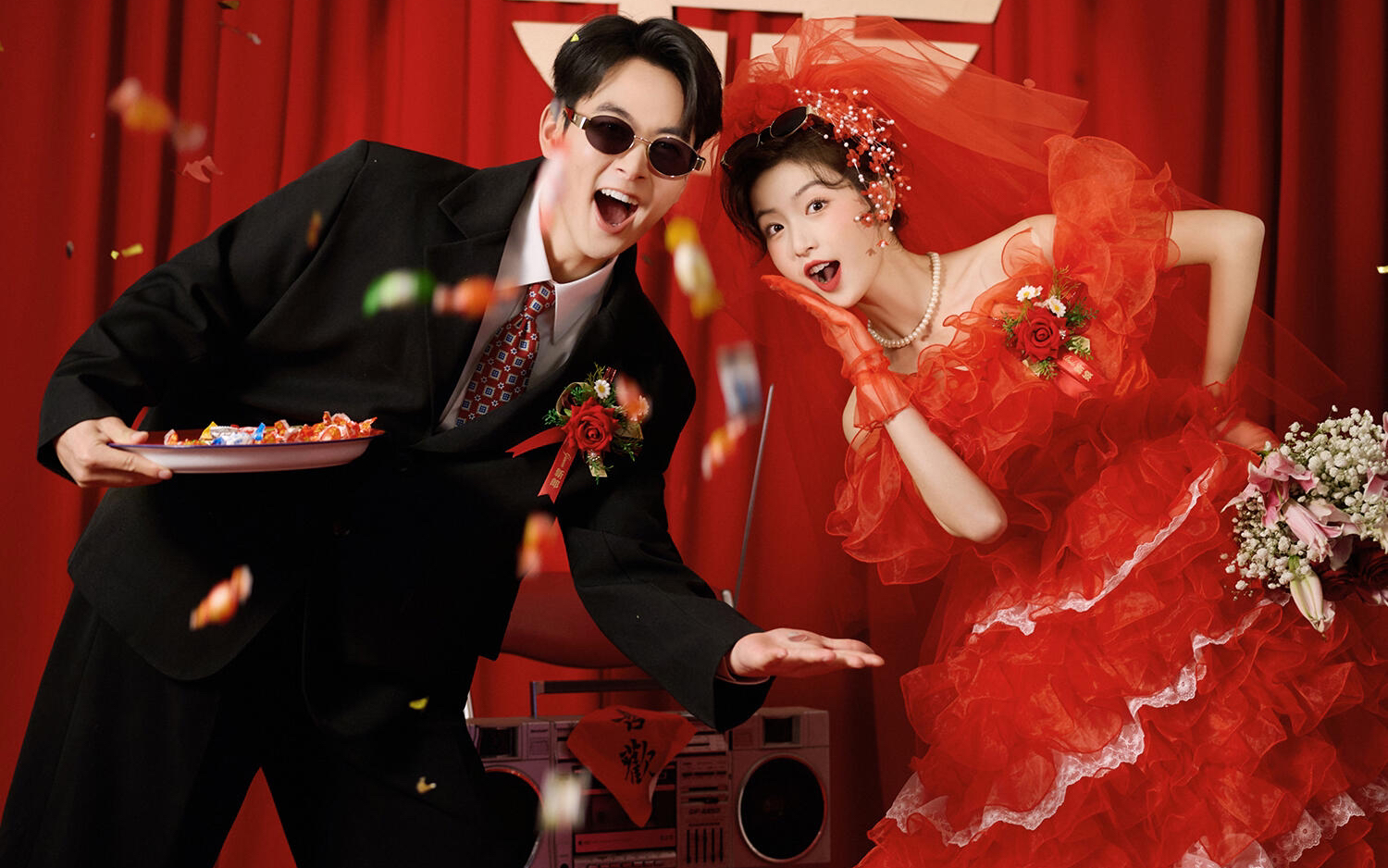欢迎来到80年代｜港风囍嫁婚纱照