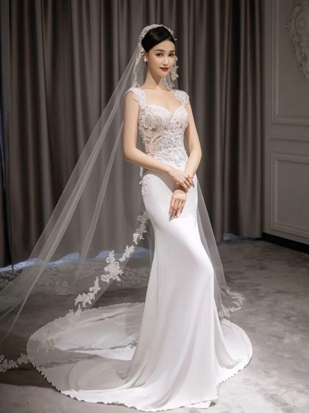 【CENT·颂】小众轻婚纱缎面