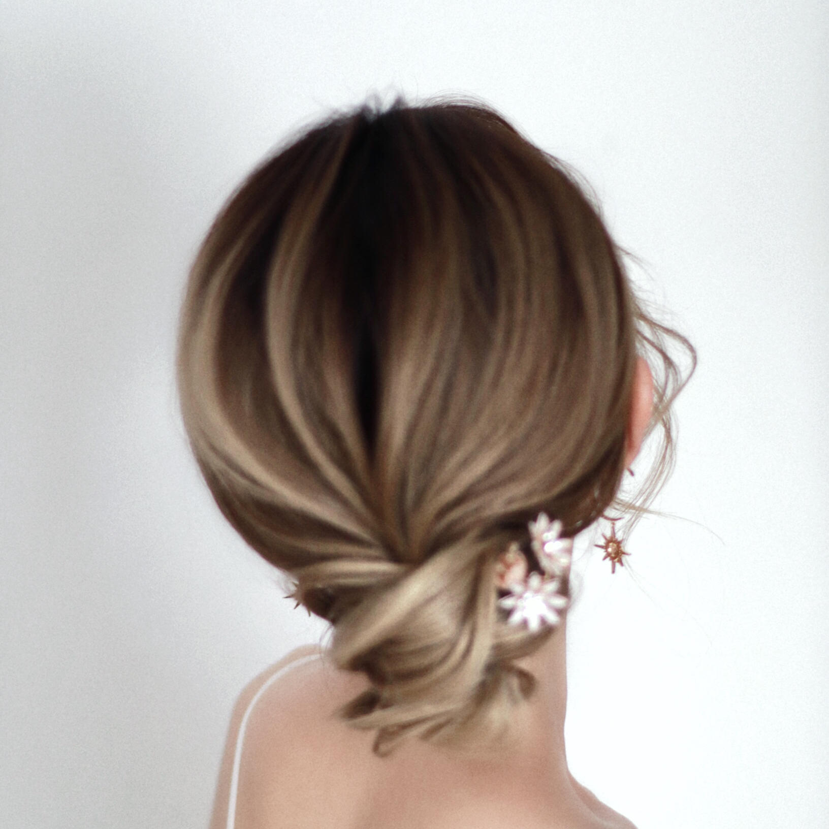 新娘发型の极简系列     