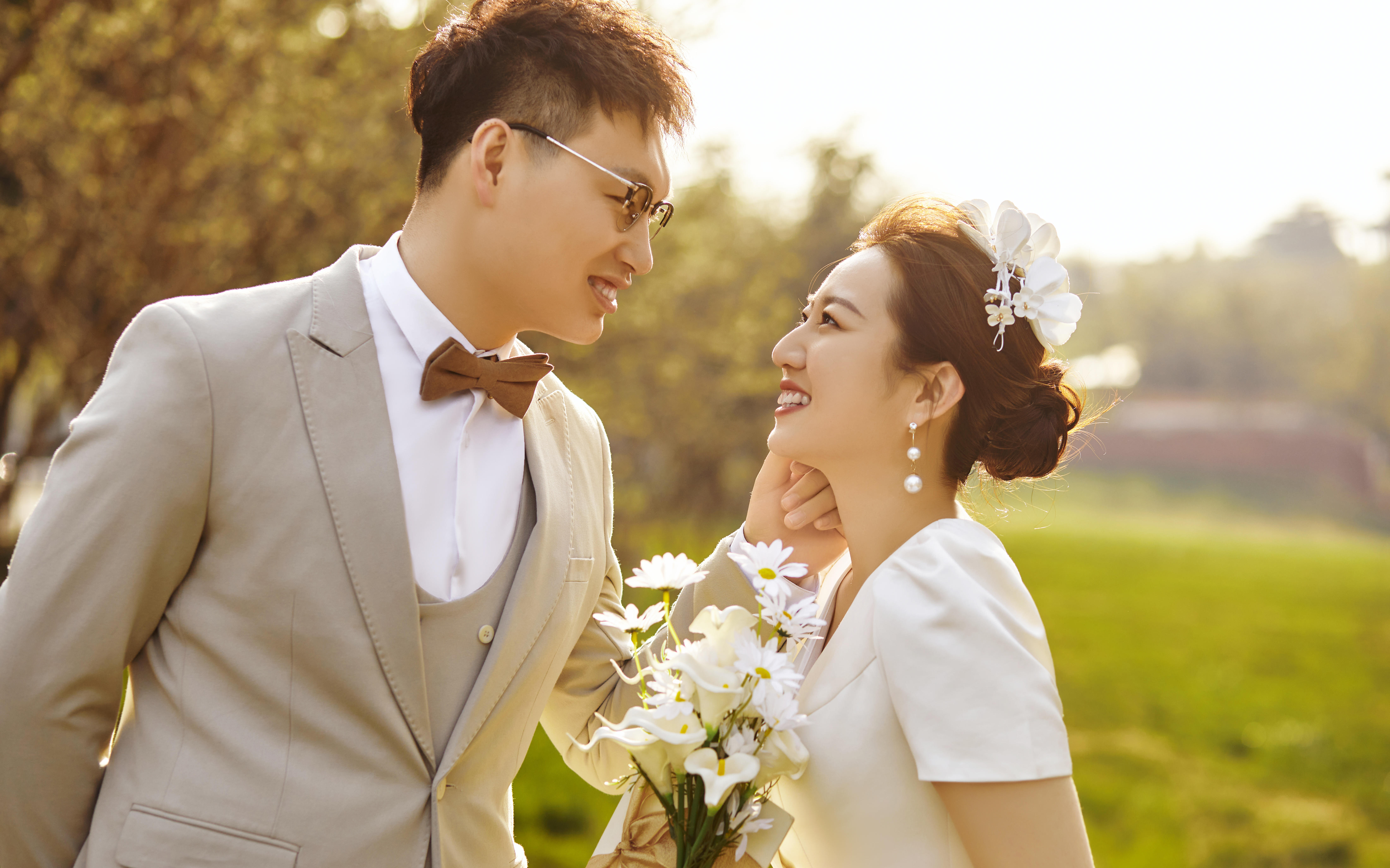 森系婚纱照