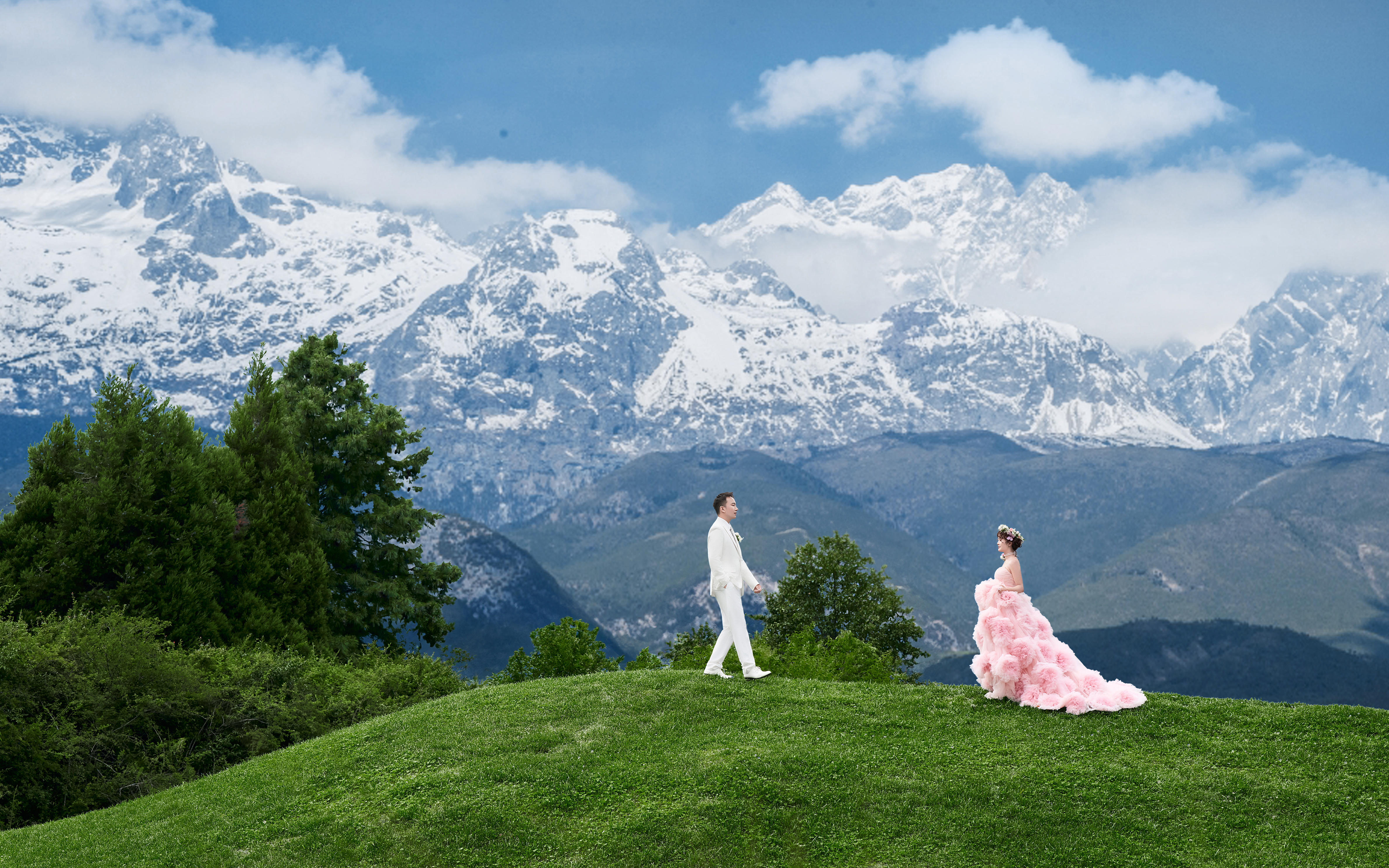 雪山情書｜我們把婚戒藏進(jìn)會呼吸的森林