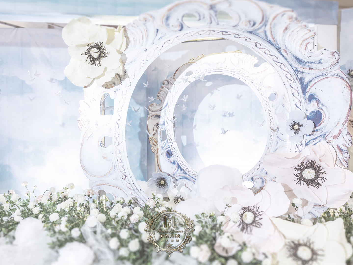 【美若丹尔】紫色搭配天空蓝淡雅系列 云梦