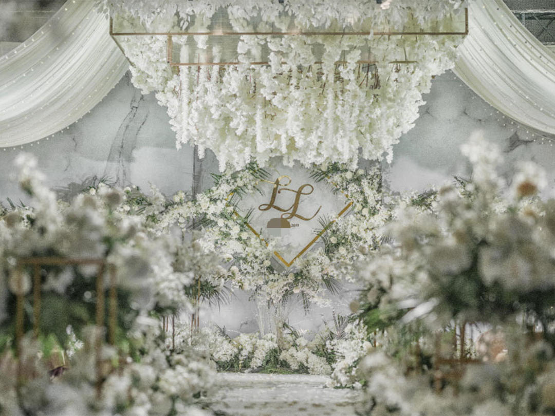 西安恭喜婚礼 婚礼策划 白色系婚礼