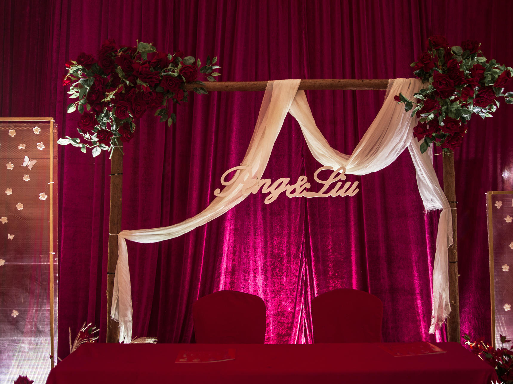 【完美婚庆】勃艮第酒红 祁东一洲