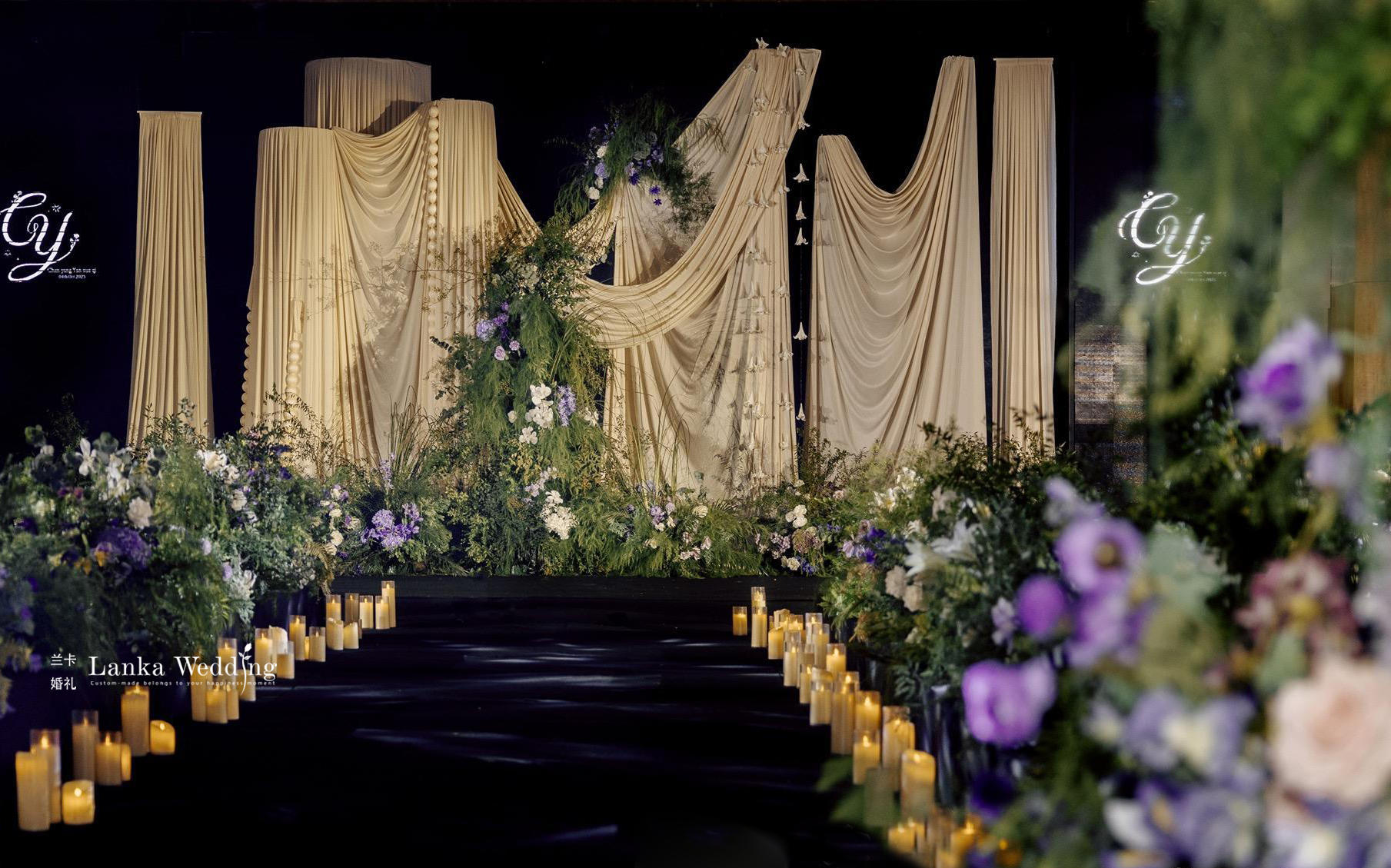 [ 蘭卡婚禮宴會設(shè)計]柔霧奶油 x 自然野生