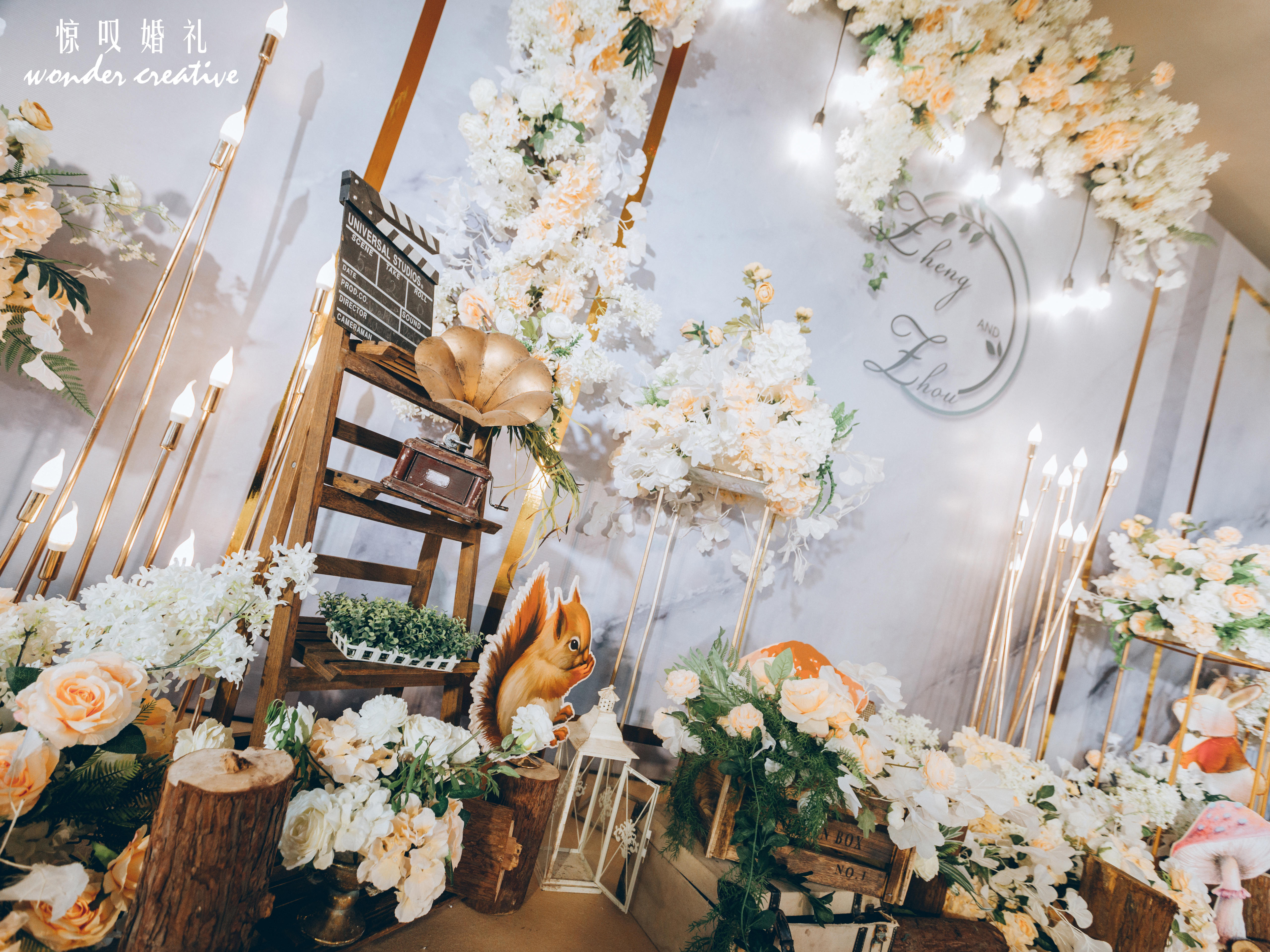 【小预算系列】自然浅香槟色小清新婚礼