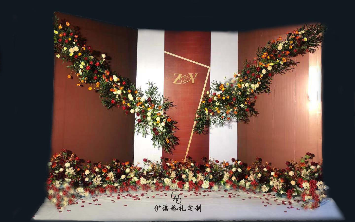 精选活力橙色系，小清新婚礼