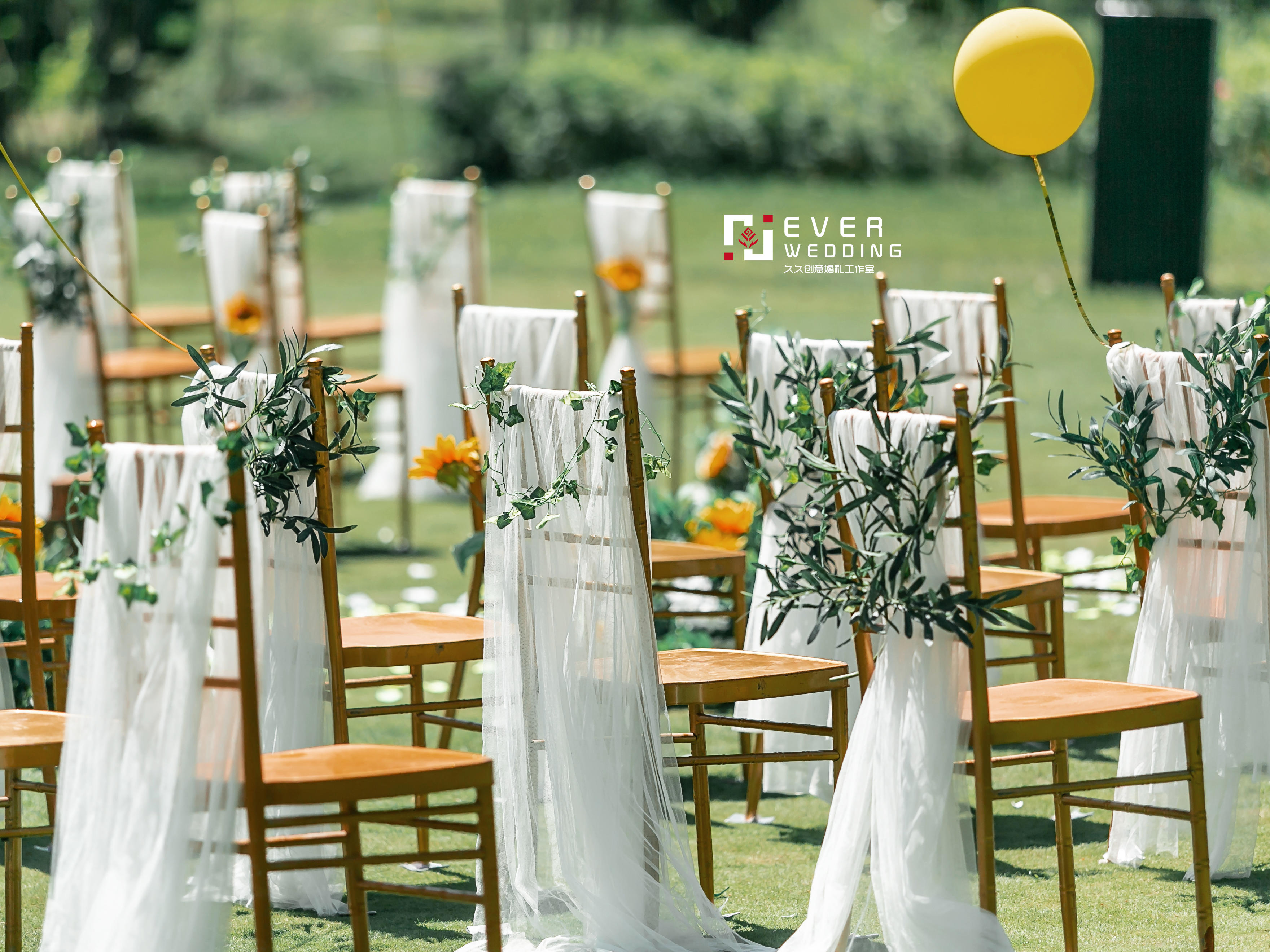 颐和高尔夫庄园草坪户外婚礼