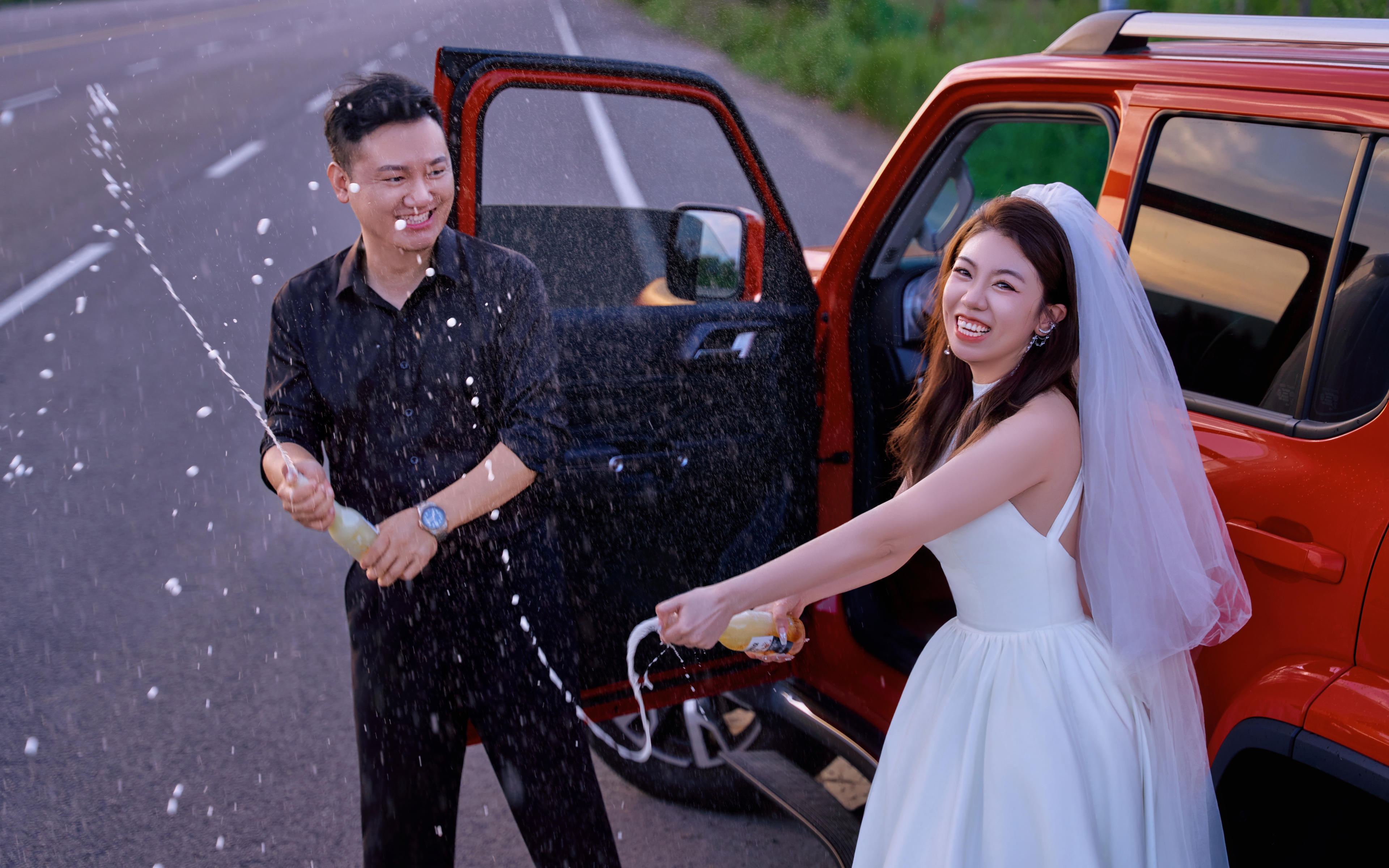 逃离城市计划」完成!把婚纱照拍成私奔电影