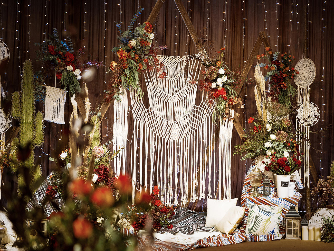 【常州花海阁主题婚礼会馆】波西米亚复古风