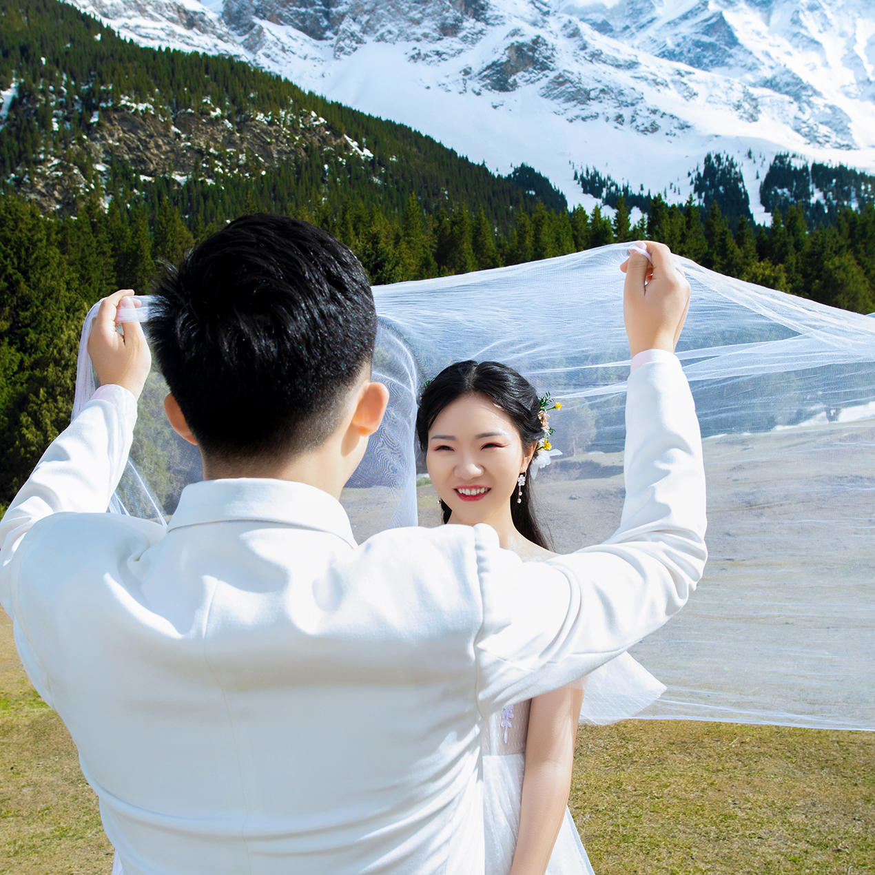 韩尚婚纱摄影-奥依塔克冰川公园