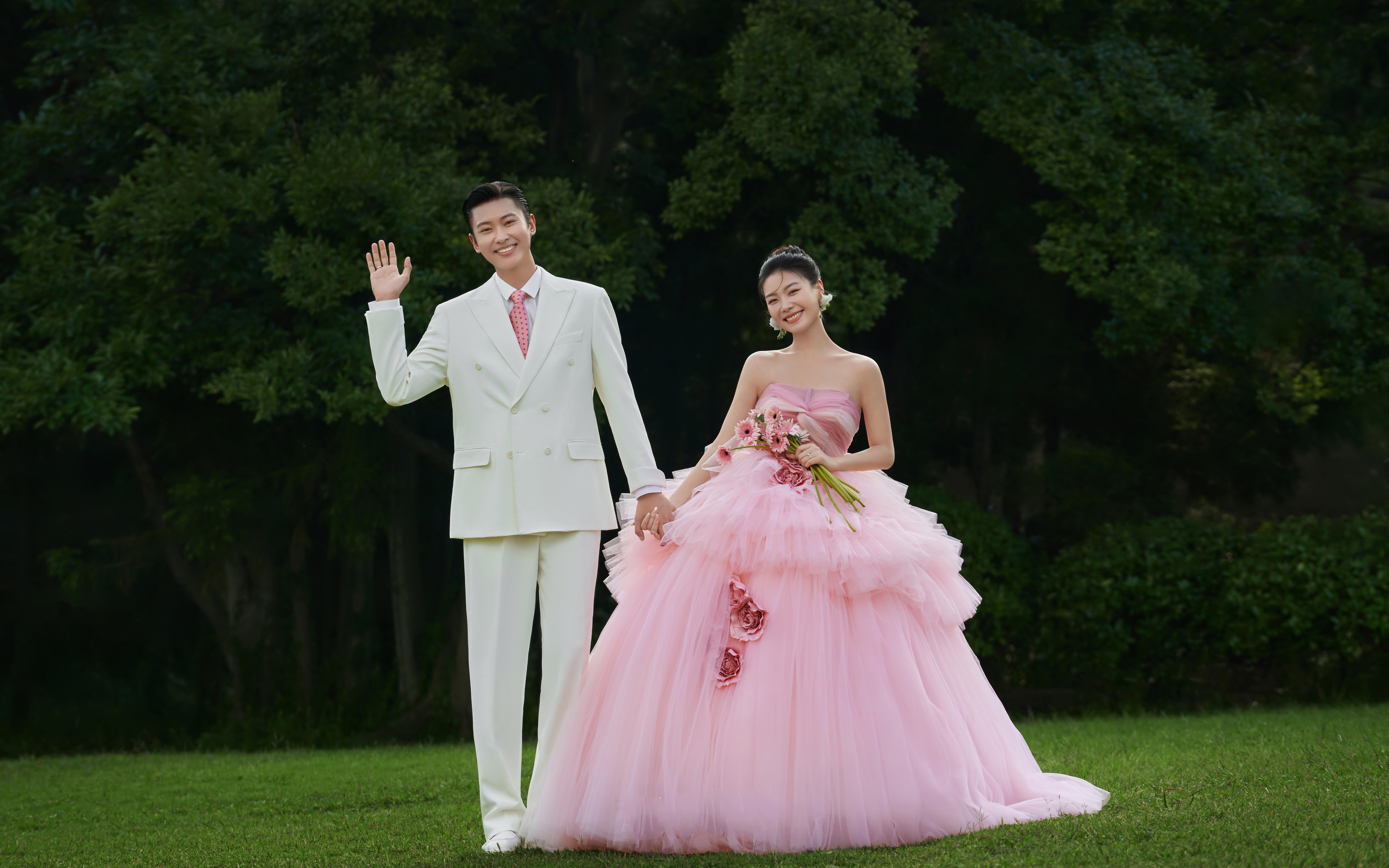 仙女玫瑰雾婚纱🌸精准拿捏森系甜美婚纱照💕