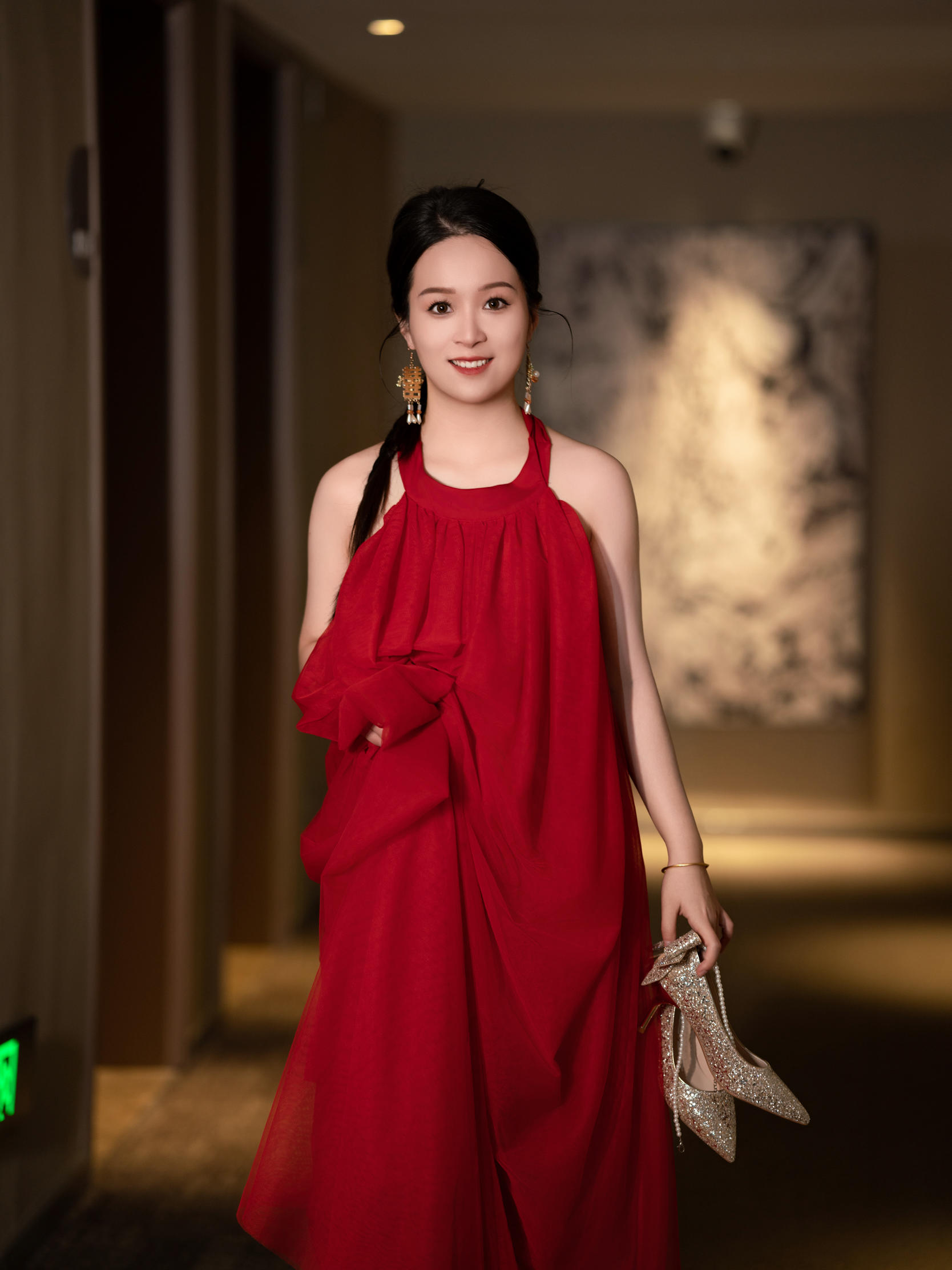 一组农村中式婚礼摄影，新人古典之美