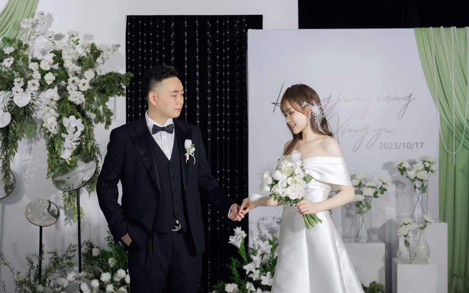 白绿色韩风【一诺今生婚礼】