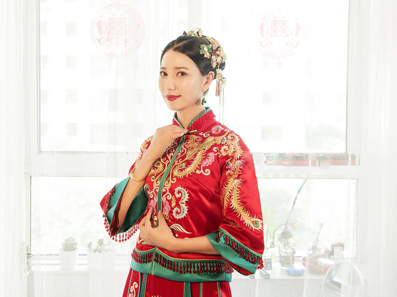 【李锐造型婚纱礼服】2880首席化妆师全程跟妆