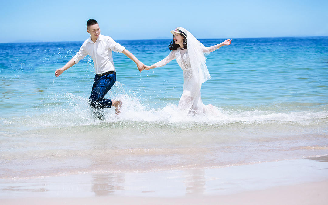 【爆款海景】清新  唯美  个性婚纱照