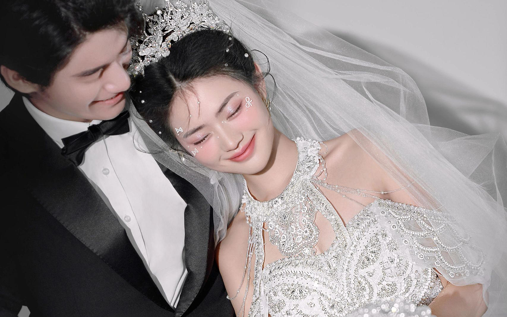 全网都想要拍😍我的公主殿下光影婚纱照✨
