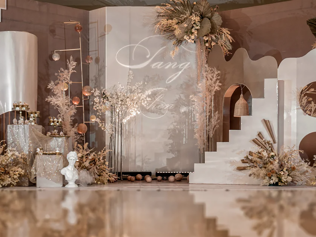 【喜时】迷宫 高级配色创意简约线条感婚礼