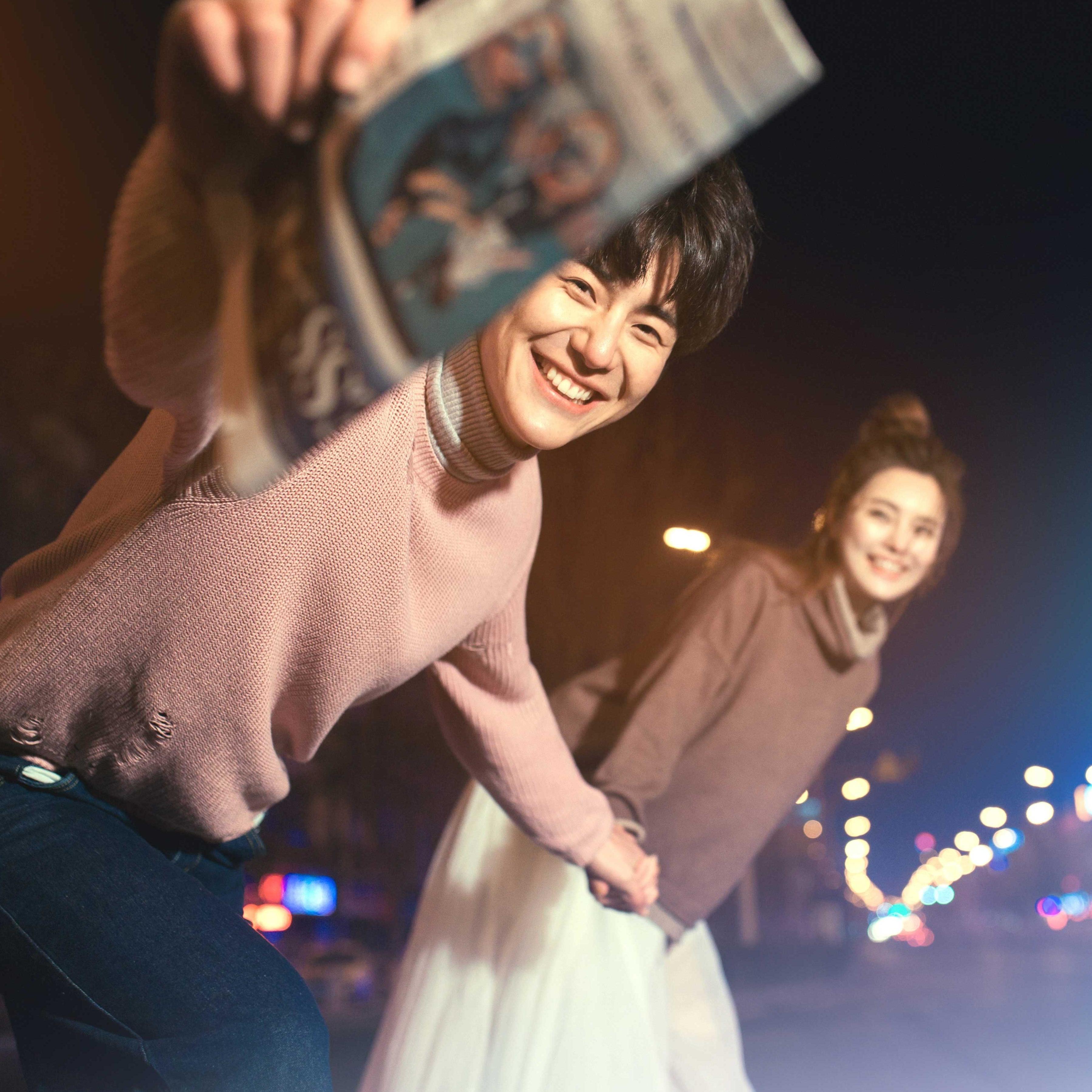 豪门婚纱摄影-城市爱情 夜景街拍