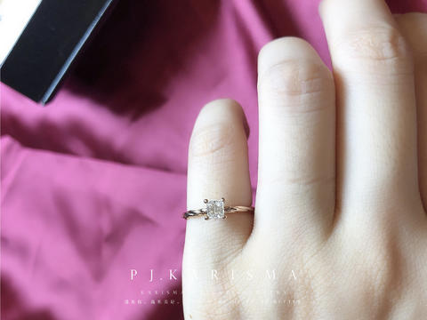 网红种草人气公主方显钻石戒指「给予你一生的宠爱」
