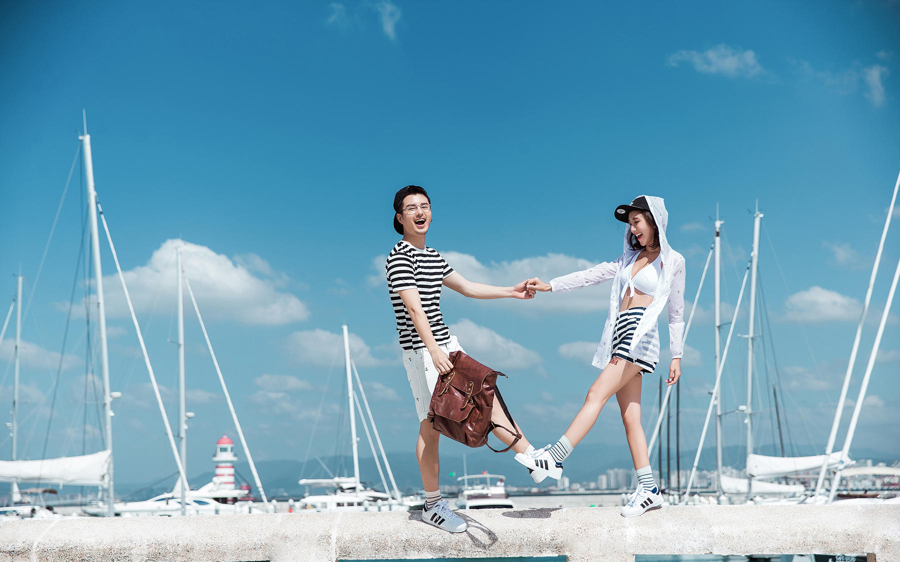 青岛旅拍文艺青年喜爱的电影剧情风格外景+内景