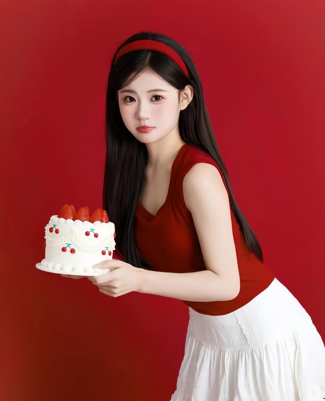 草莓味的少女 甜美系写真