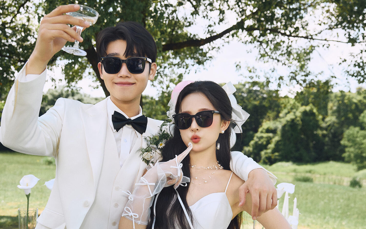 高甜韩式婚纱照｜将私有浪漫公之于众