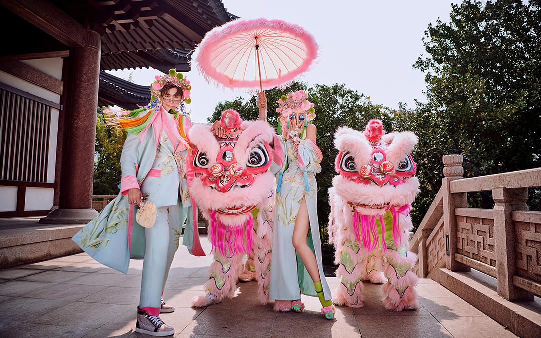 傅粉佳人，正年轻，潮粉起来！粉色势力持续渗透国潮