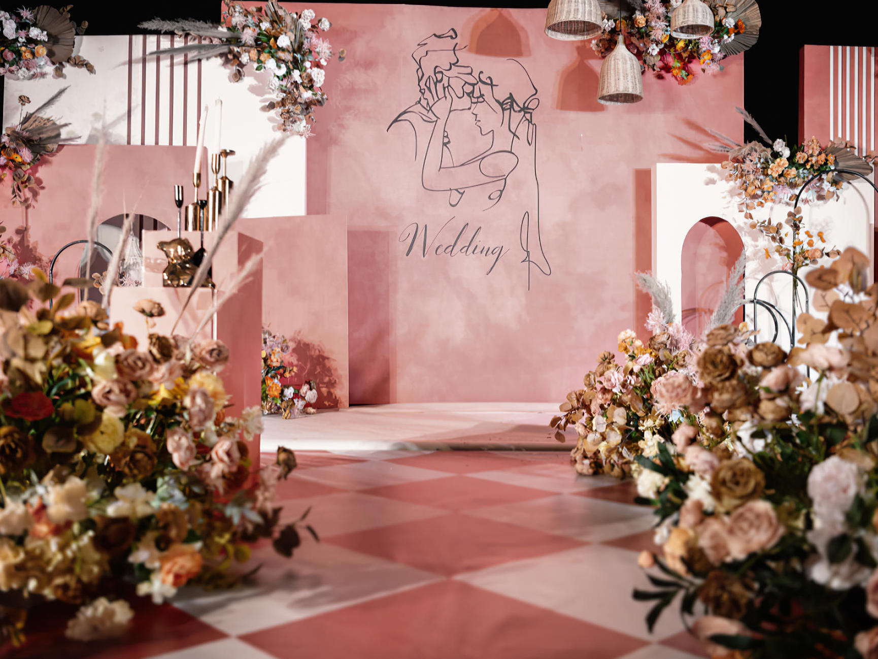 7月特价（小预算西柚色ins复古婚礼）