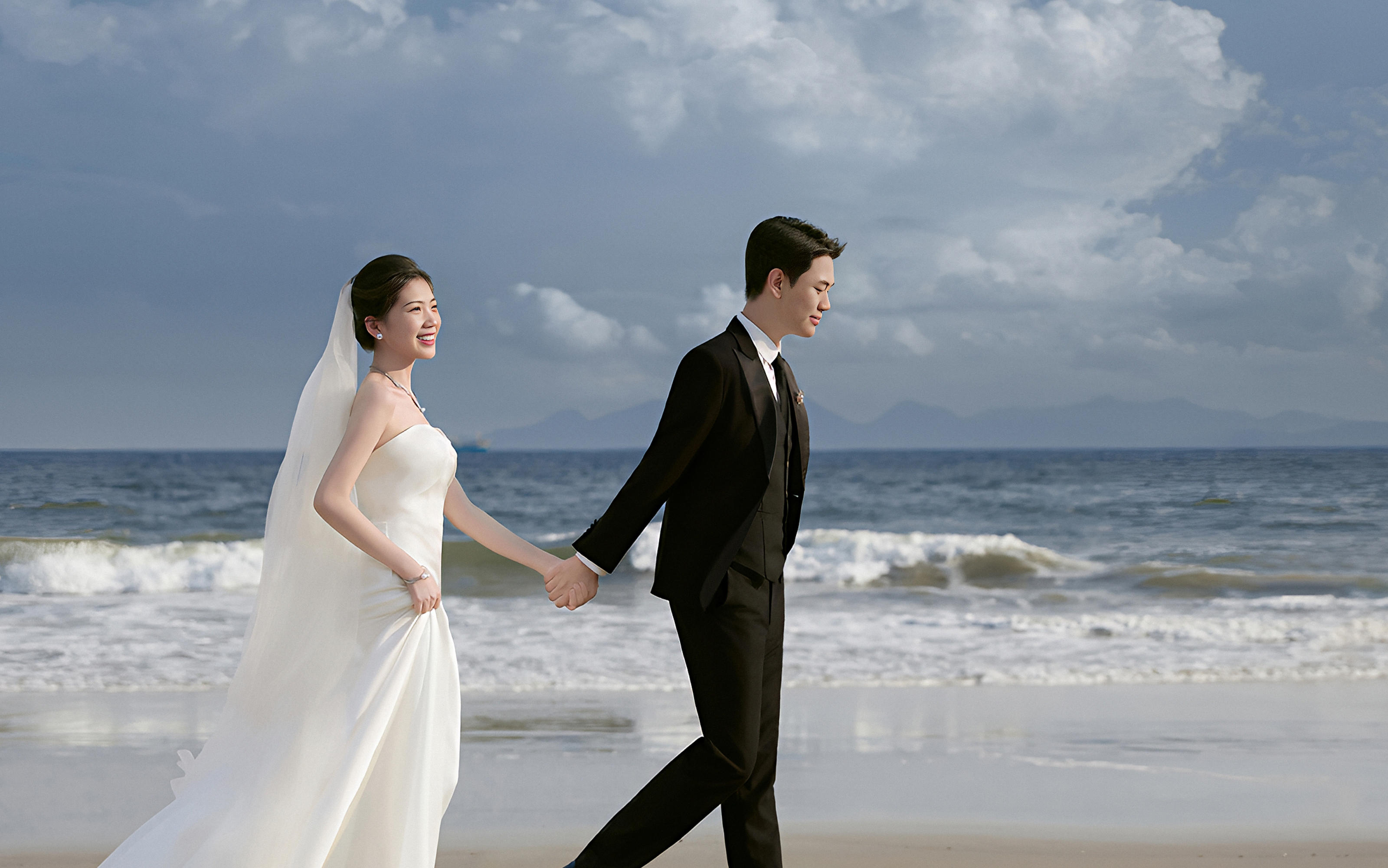 【法式印象】三亚婚纱照🔥被夸爆的海边小清新婚纱