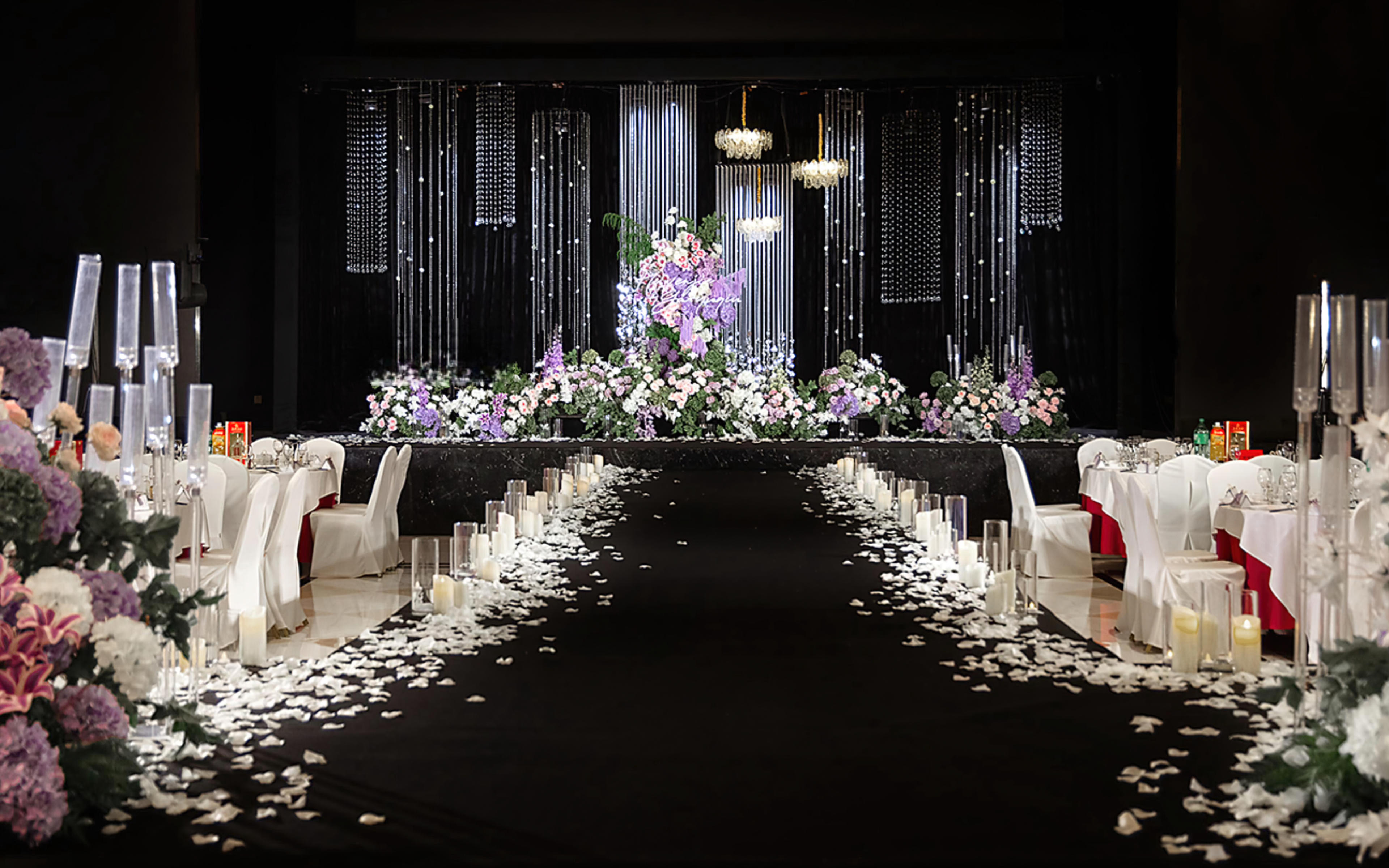 [景星门]白紫色系水晶婚礼