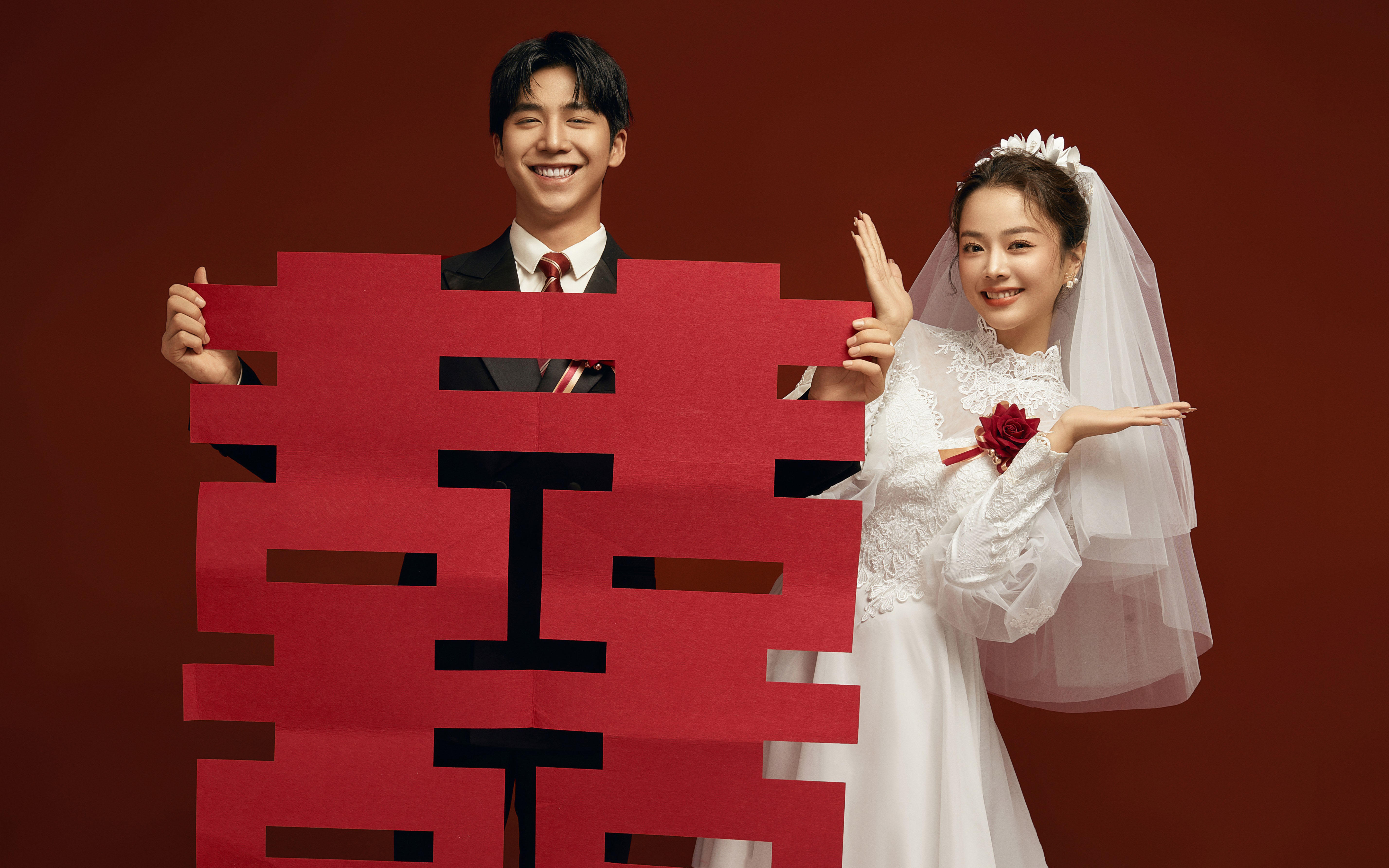 我也不想心动啊💓可这是喜嫁婚纱照诶！！