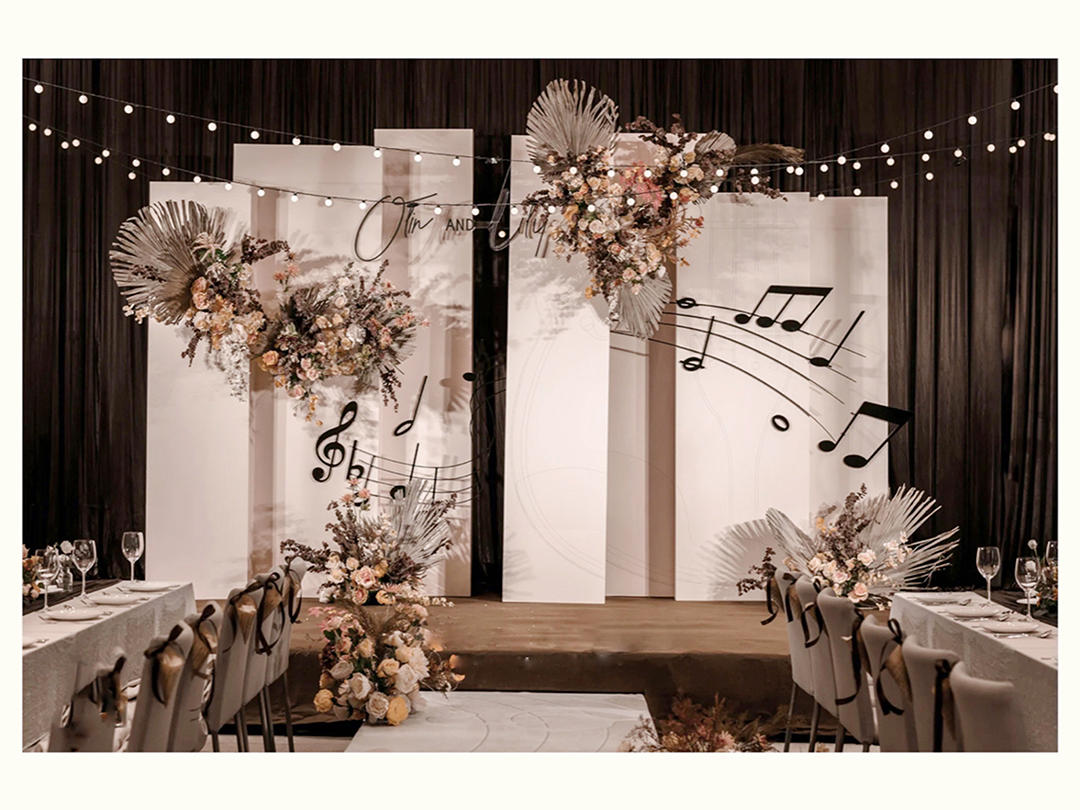 小预算的留影区布置【云海婚礼】